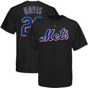   New York Mets #29 Ike Davis Black Player T shirt