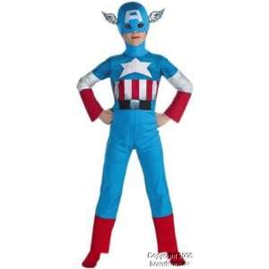  Childs Captain America Halloween Costume (Size Small 4 6 