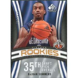   Upper Deck SP Game Used #106 DaJuan Summers /399 Sports Collectibles