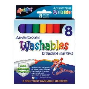  Liqui Mark Antimicrobial Markers   200 Count Washable 
