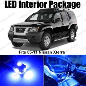  Nissan Xterra Blue Interior LED Package (8 Pieces 