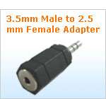 5mm Male to Female Audio Extension Cable. 3.5mm male, 3.5 mm female 