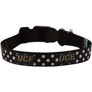 UCF Knights Black Polka Dot Pet Collar