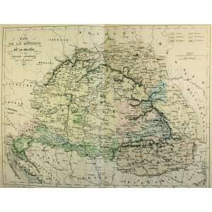  Dufour map of Hungary (1854)