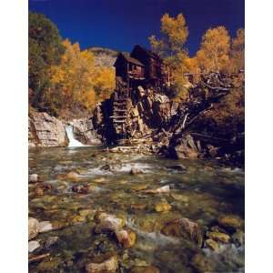  Dead Horse Mill River Stream   Photography Poster   16 x 