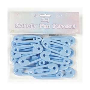    Pastel Blue Safety Pin Favors (12 dozen)   Bulk Toys & Games