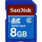 sandisk 8gb standard sdhc memory card