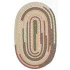 Super Area Rugs 5ft x 7ft Oval Braided Rug Easy Clean Area Rug Carpet 