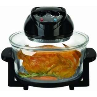   Countertop Oven   12 Quart with Extender Ring Glass Bowl 
