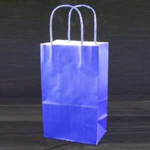  Bulk All Occasion Solid Color Paper Handle Gift Bags, Dark 