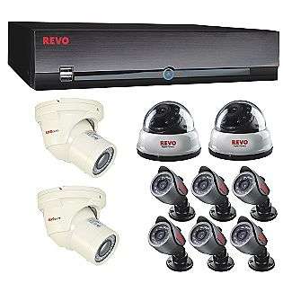 Revo Commercial Grade Surveillance Bundle 16 Channel 3TB HDD DVR and 