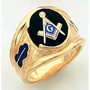   Vermeil Masonic Rings   Large Gold Plated and .925 Solid Sterling