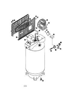 DEVILBISS Air compressor Air compressor diagram Parts  Model 