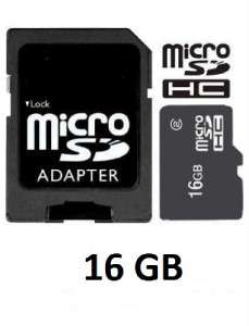 16GB MicroSDHC MicroSD TF Flash Memory Card New 16 GB G With Sd 