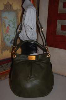 NWT Marc By Marc Jacobs Classic Q Hillier Hobo Moss  