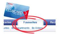 Register your Clubcard number and everything youve bought in store 