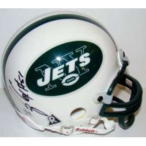  Bryan Cox Autographed Mini Helmet   JETS JSA   Autographed NFL 