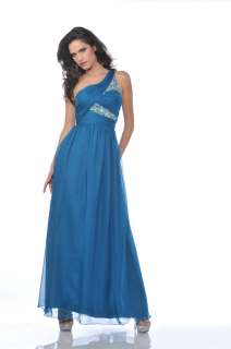   BLUE LONG DRESS OVERLAY EVENING GOWN PLUS SIZE FORMAL PROM*  