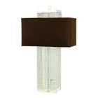 Candice Olson 7907 TL Casby 2 Light 60W Edison Base Table Lamp, Glass 