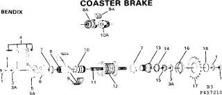   bicycle Coaster brake Parts  Model 502457210  PartsDirect