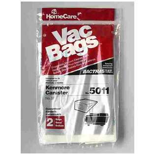Home Care 2 Vacuum Bags Kenmore 5011 Type P Canister Bags also fits 