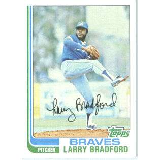 1982 Topps Baseball Card # 271 Larry Bradford Atlanta Braves  Topps 