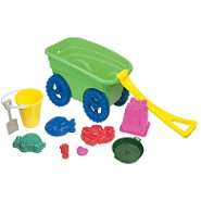 American Plastic Toys Beach Wagon Set 