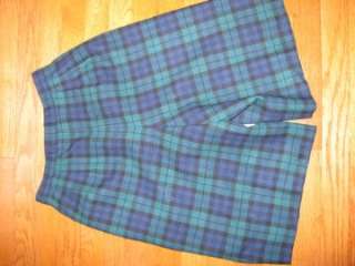 Pendleton Black Watch Tartan Scottish Golf Shorts 4 6  
