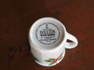 Royal Doulton Vintage Grape Black BS Mug (s)  