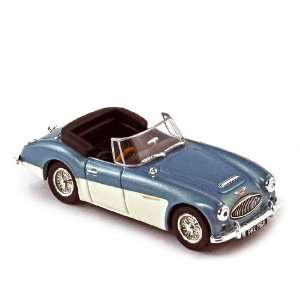  1964 Austin Healey 3000 MK3 Metallic Blue/Ivory 1/43 Toys 