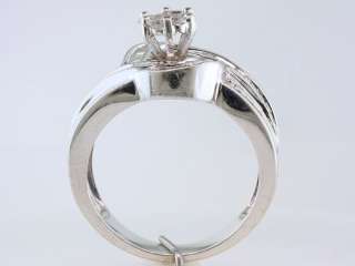  Diamond .75ct White Gold Engagement Wedding Cocktail Ring Jewelry