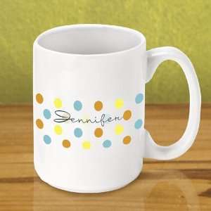  Personalized Dots Coffee Mug