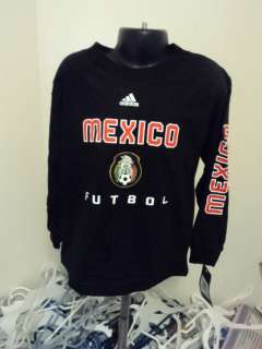 Adidas Mexico Futbol Football Soccer Little Kids Long Sleeve Shirt NWT 
