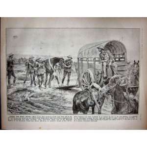  WW1 1916 Soldiers France Cannon Horses Blue Cross