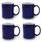  Ceramic Cobalt Navy Blue and White Coffee/ Tea Mugs 
