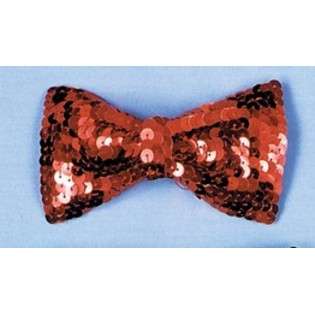 Morris Bow Tie Sequin Red BB133RD 