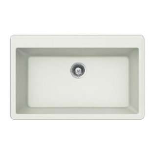   Virtus Series N 100XL Topmount Large Single Bowl Kitchen Sink, Alpina