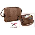 Brown Canvas Messenger Bag  