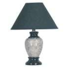 Ore Ceramic Table Lamp   Black