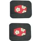 Plasticolor Hawaiian Red Hibiscus Flowers Rear Seat Utility Rubber Car 
