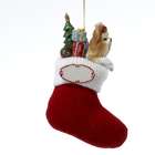   Shih Tzu in Knitted Stocking Christmas Ornaments for Personalization