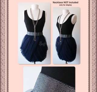 NEW Charlotte Russe Mesh Bubble Skirt Contrast Dress  