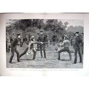  1893 BAYONET FIGHTING ALDERSHOT WALES SOLDIERS SPORT
