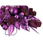Vickerman 125 Piece Club Pack of Shatterproof Purple Passion Christmas 