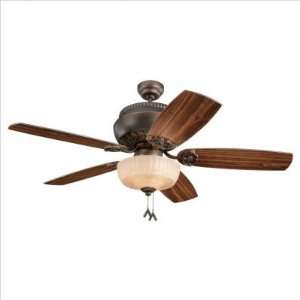   Ceiling Fan in Roman Bronze (2 Pieces) Height 72