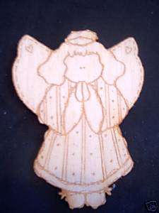 Unfinished Wood Angel   ready to paint   3 crafts  
