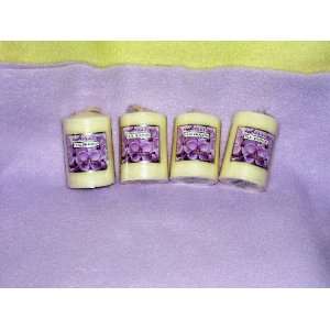   Four Lilac Blossom Scented Candles (Sold As a Set)