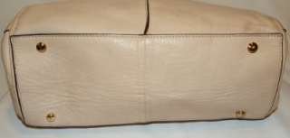 Makowsky Leather Lincoln Satchel Bag Purse Handbag W/Shoulder Strap 