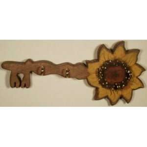   Sunflower   Wooden Keyholder (Handcrafted in America)