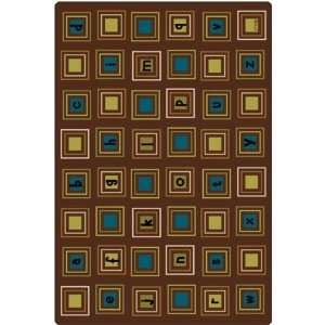  Carpets for Kids Literacy Squares Rug   Rectangle   6 x 9 